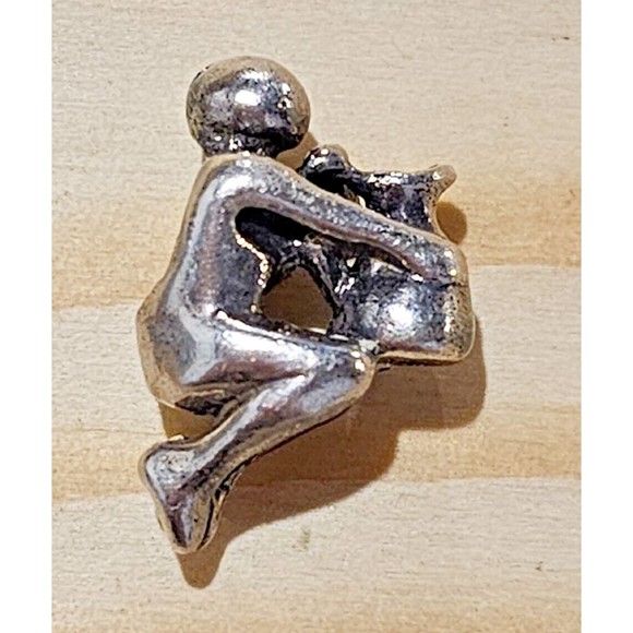 RETIRED Authentic Aquarius Bead Zodiac Sign Trollbeads CHARM BRACELET 925 LAA - Picture 1 of 6